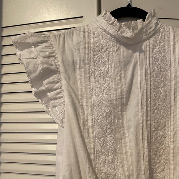 VERSAILLES MINI DRESS IN WHITE - Picture 4 of 6